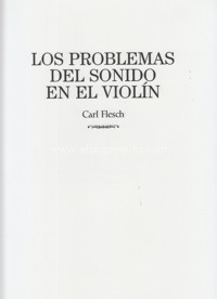 Los problemas del sonido en el violín