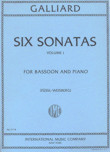 Six Sonatas Vol. 1, for Bassoon and Piano