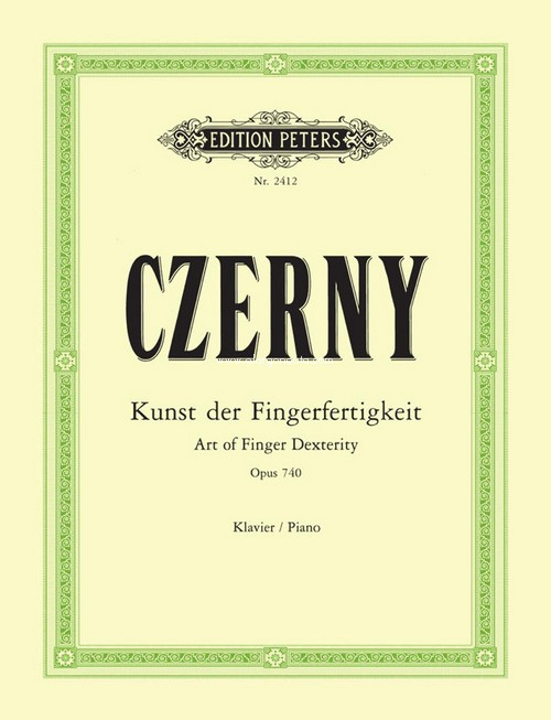 Kunst der Fingerfertigkeit, op. 740