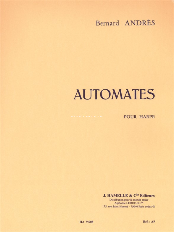 Automates, pour harpe