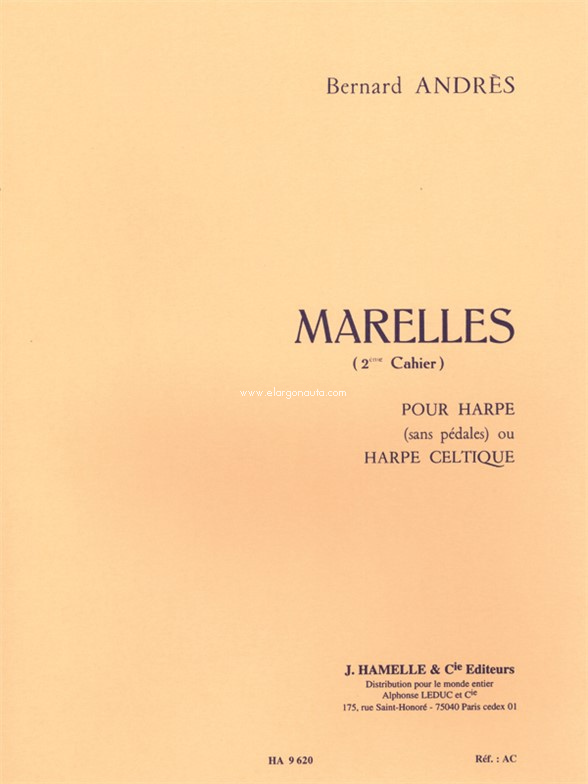 Marelles, vol. 2, pour harpe ou harpe celtique