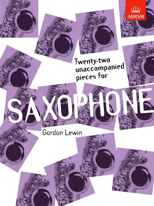 Twenty-two Unaccompanied Pieces for Saxophone. 9781854722720