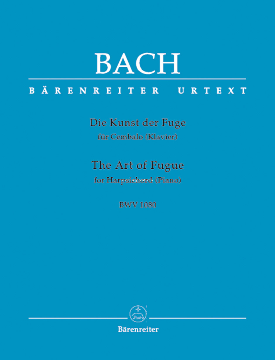 Die Kunst der Fuge, BWV 1080, für Cembalo (Klavier). 9790006503674