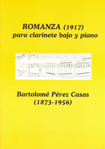 Romanza (1917) para clarinete bajo y piano