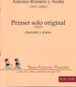 Primer solo original (1856). Clarinete y piano