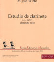 Estudio de clarinete (ca. 1808), clarinete solo. 9790901314504