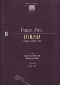 La calesera: Zarzuela en tres actos