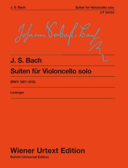 Suiten für Violoncello solo, BWV 1007-1012. 9783850555890