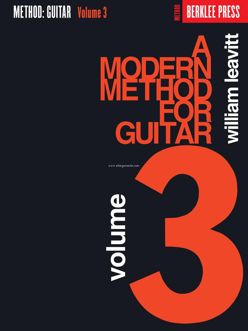 A Modern Method for Guitar. Vol. 3