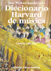 Diccionario Harvard de la música