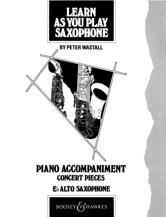 Learn as you play Saxophone. Piano Accompaniment: Concert Pieces, Eb Alto Saxophone