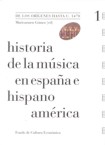 Historia de la música en España e Hispanoamérica I: De los orígenes hasta C. 1470