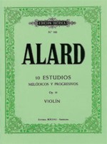 10 estudios melódicos y progresivos, op. 10, para violín. 9788480204156