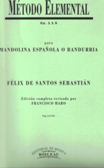 Método Elemental, op. 115, para mandolina española o bandurria