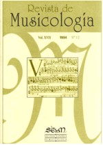Revista de Musicología, vol. XVII, 1994, nº 1-2. 26259