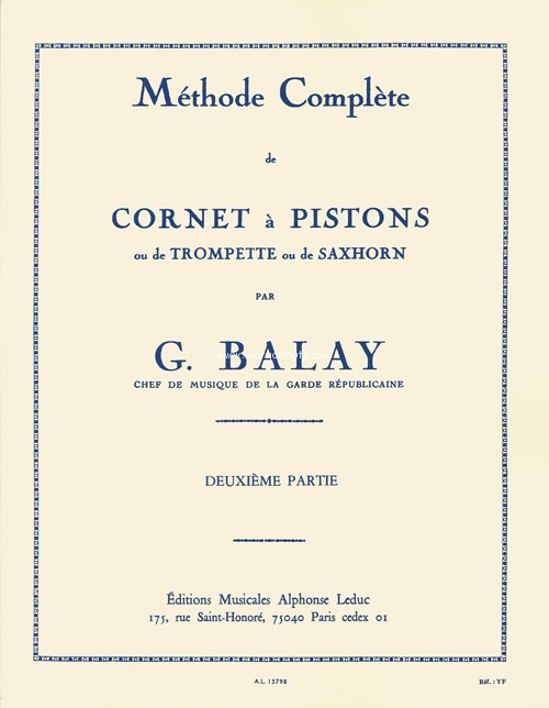 Méthode complète de cornet à pistons ou de trompette ou de saxhorn, vol. 2