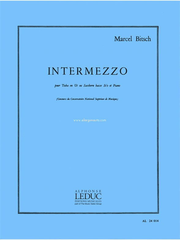 Intermezzo, Tuba In C or Tenor Horn B-Flat and Piano