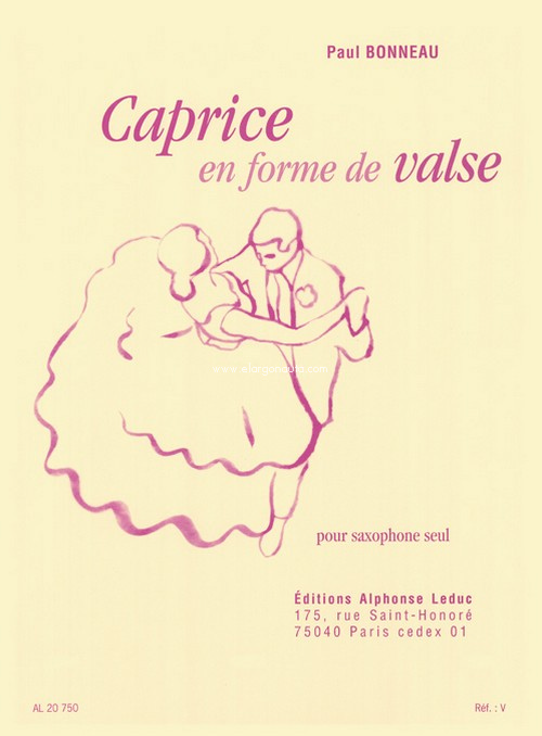 Caprice en forme de valse, solo pour saxophone