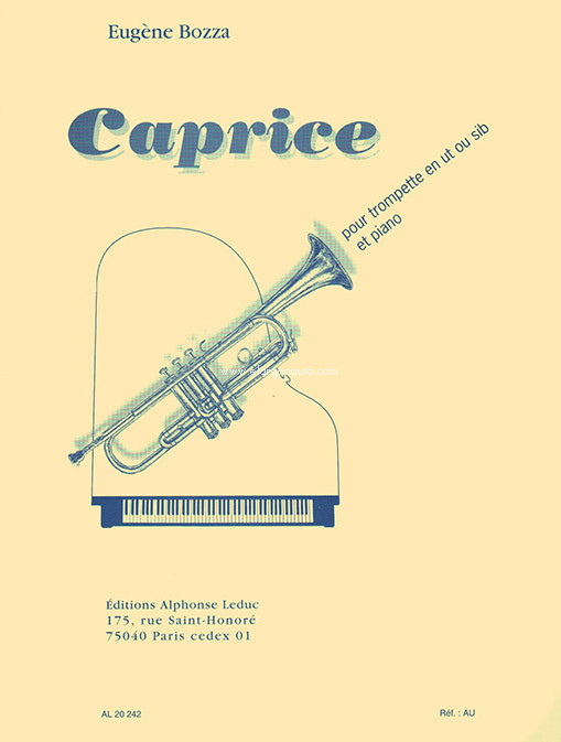 Caprice No.1 Op.47, Trumpet and Piano. 9790046202421