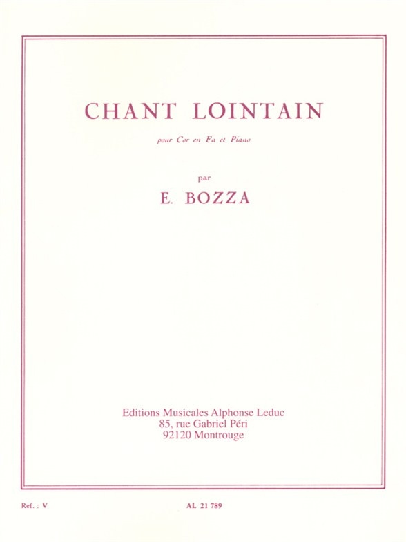 Chant lointain, pour cor en Fa et piano