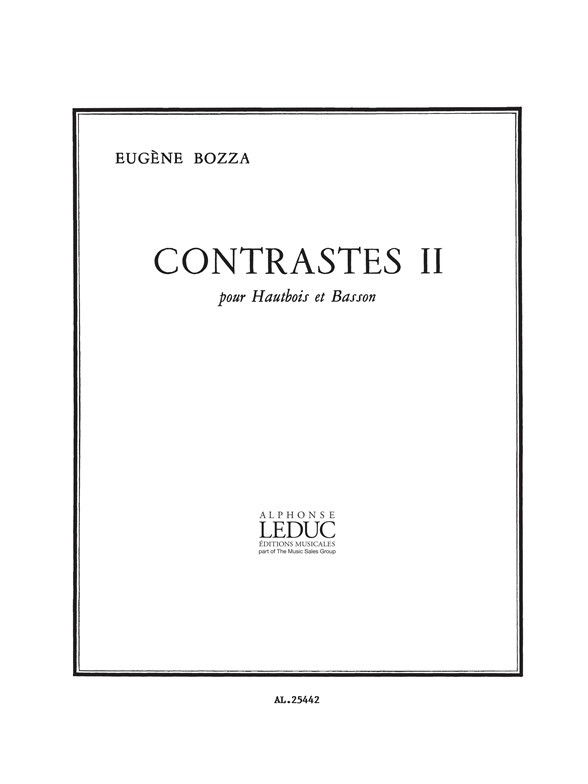 Contrastes II, pour hautbois et basson