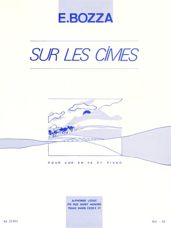 Sur les cimes, pour cor en Fa et piano