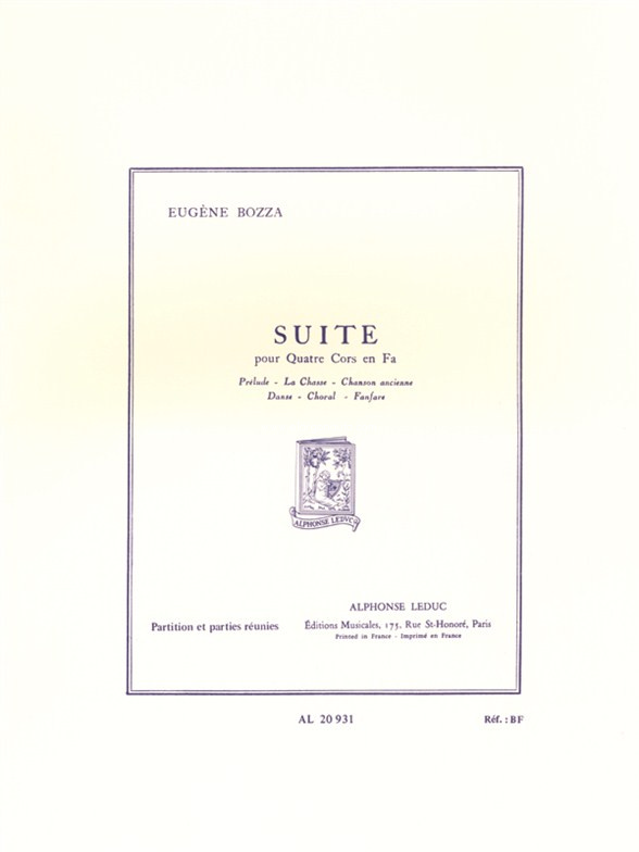 Suite For Four Horns: 4 Cors En Fa, Horn Quartet. 9790046209314