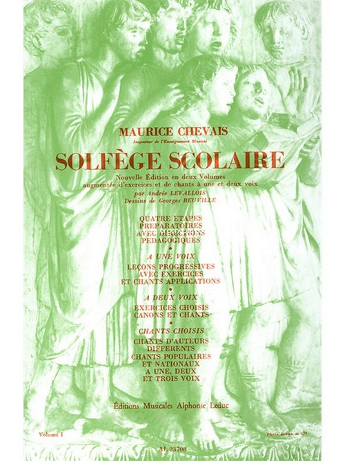 Solfege scolaire Vol.1. 9790046237089