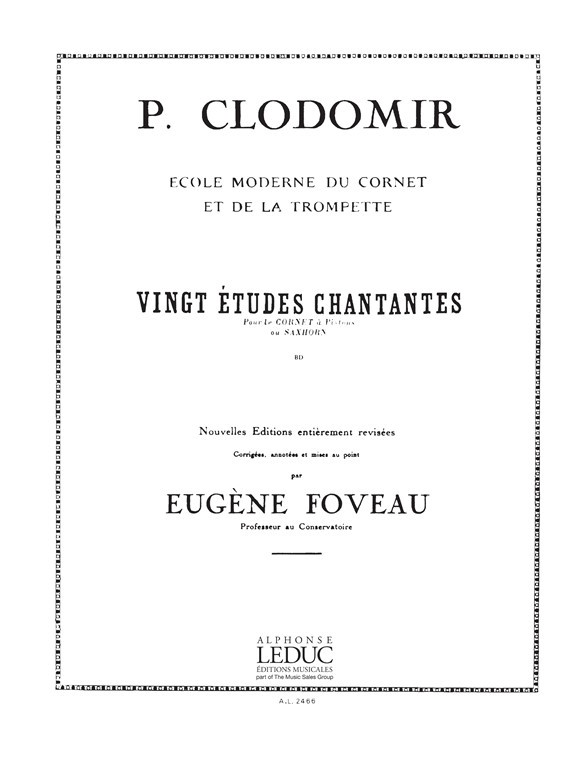 20 Etudes Chantantes, Trumpet