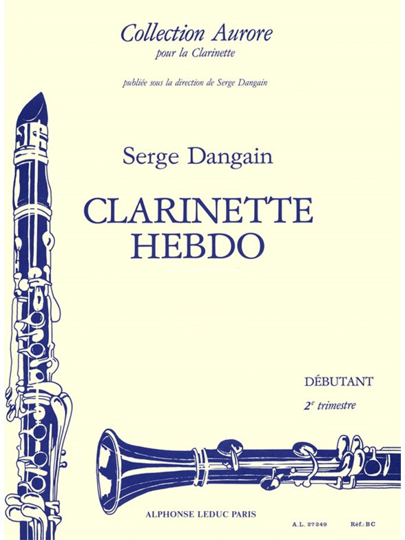 Clarinette Hebdo, débutant, 2e trimestre