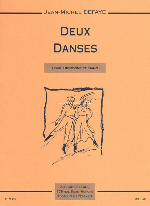 Deux danses, pour trombone et piano