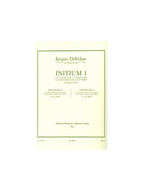 Initium 1, Percussion