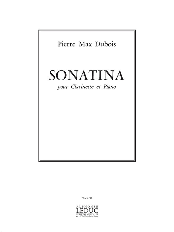 Sonatine, Clarinet and Piano