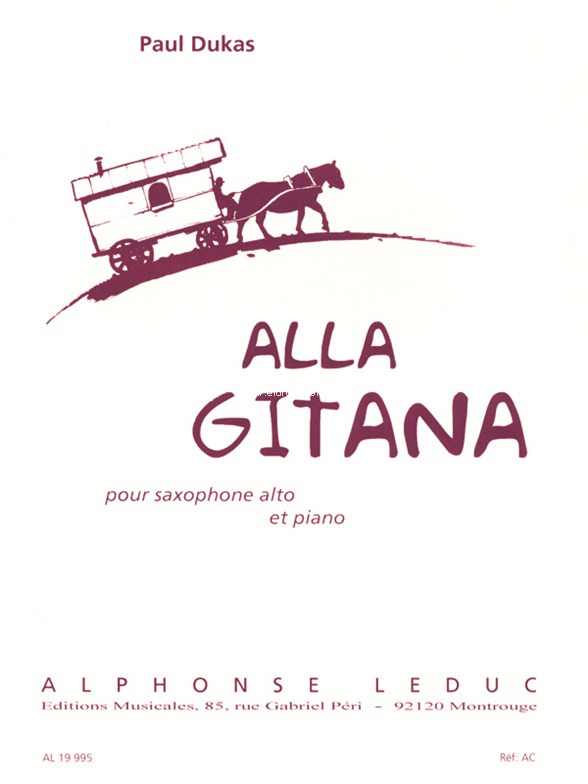 Alla Gitana, Saxophone E-Flat and Piano