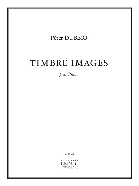 Timbre Images, Piano. 9790046293146