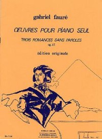 3 Romances sans paroles, op. 17, piano. 9790230791625