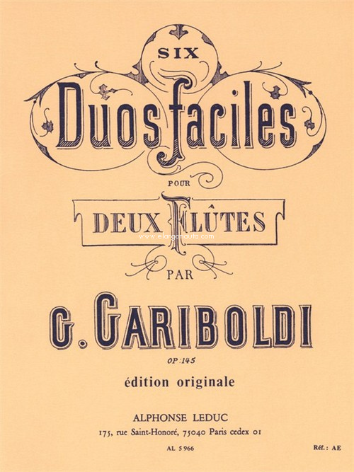 Duos gradués Op.145, 2 Flutes