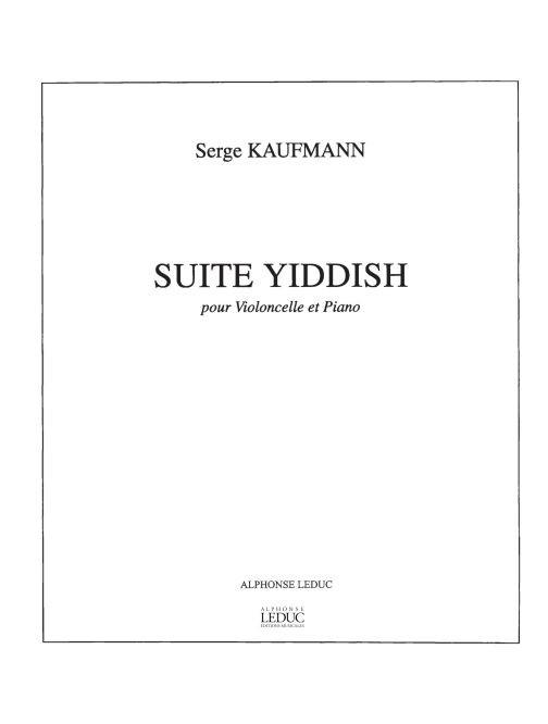Suite Yiddish, Cello and Piano