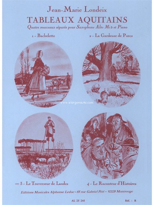 Le traverseur de landes (Tableaux aquitains nº 3), pour saxophone alto et piano