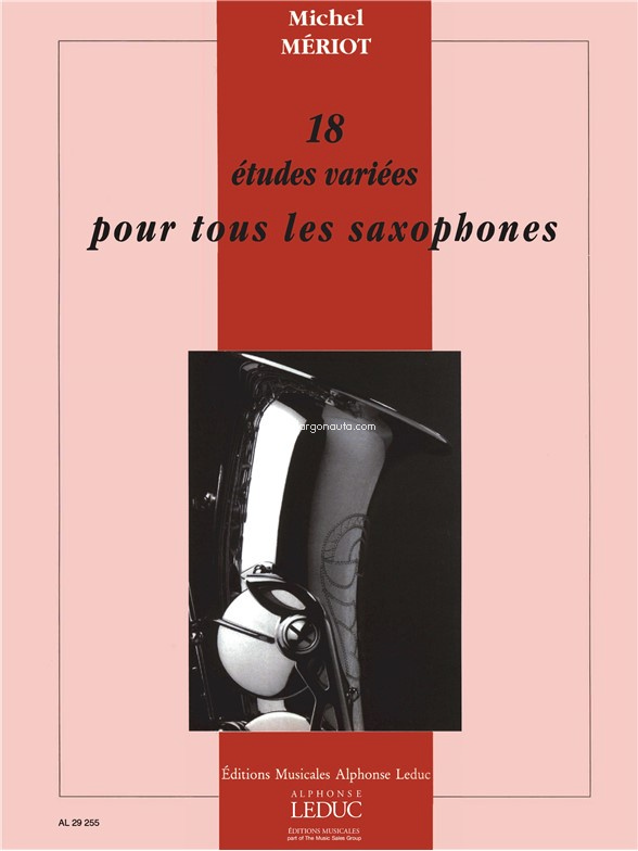 18 Etudes variées, Saxophone. 9790046292552