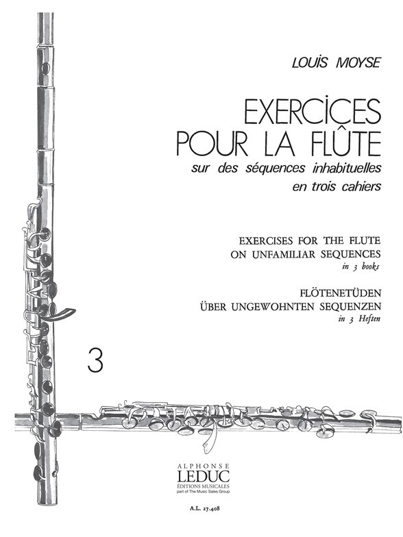Exercices sur Séquences inhabituelles Vol.2 No.3, Flute