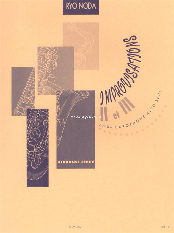 Improvisations II et III, pour saxophone alto seul