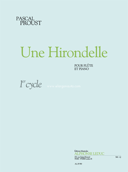 Hirondelle, Flute and Piano. 9790046295904