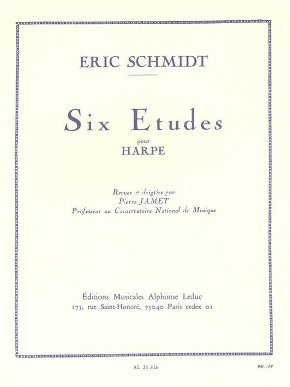 Six Etudes, Harp