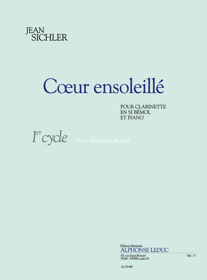 Coeur Ensoleille 1, Clarinet and Piano