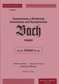 Invenciones y Sinfonías = Inventions and Symphonies BWV 772-801. Urtext