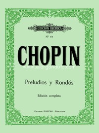 Preludios y rondós, para piano, edición completa