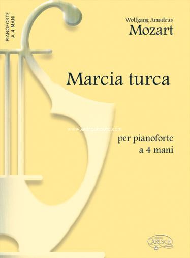 Marcia Turca per pianoforte a 4 mani