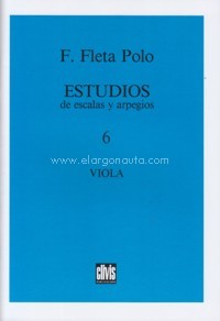 Estudios de escalas y arpegios, viola, nº 6: 5ª posición