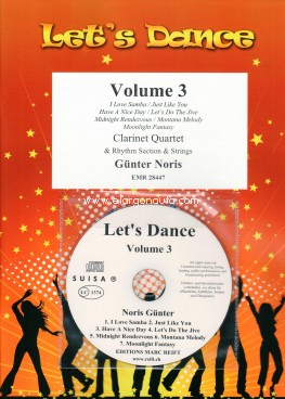 Let's Dance Volume 3, 4 Clarinets, Rhythm Section and Strings